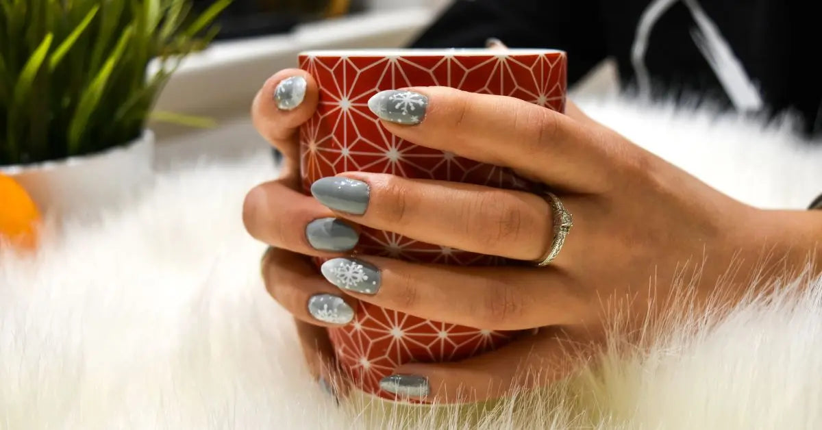 Golden Nail art manicure. Holiday style bright Manicure with gems and  sparkles. Nail Polish. Fashion. Beauty hands. Stylish Nails, Nailpolish  Stock Photo | Adobe Stock